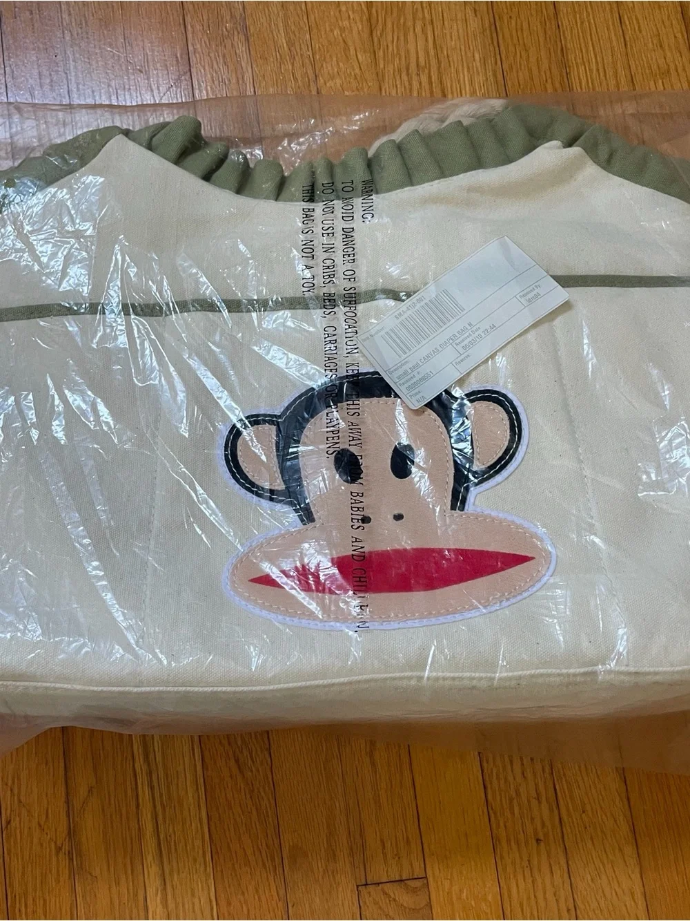 Vintage Paul Frank Diaper Bag & Changing Pad NWT